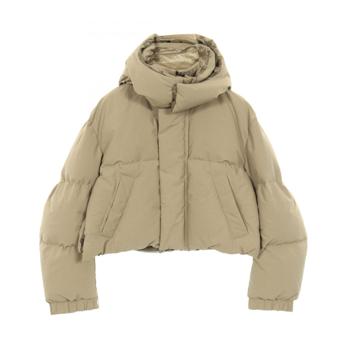サカイ Matte Taffeta Padded Blouson パデッドフーデッド ダウンジャケット ベージュ系