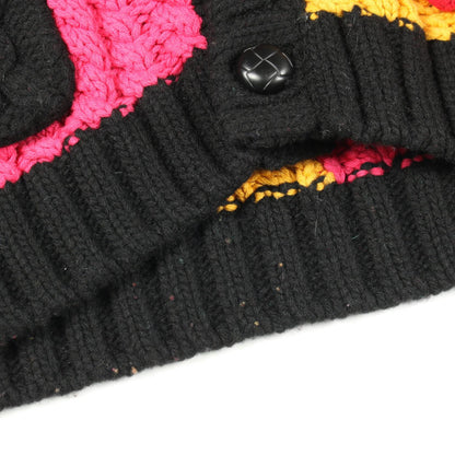 シュプリーム Patchwork Cable Knit Cardigan カーディガン ブラック系 マルチカラー