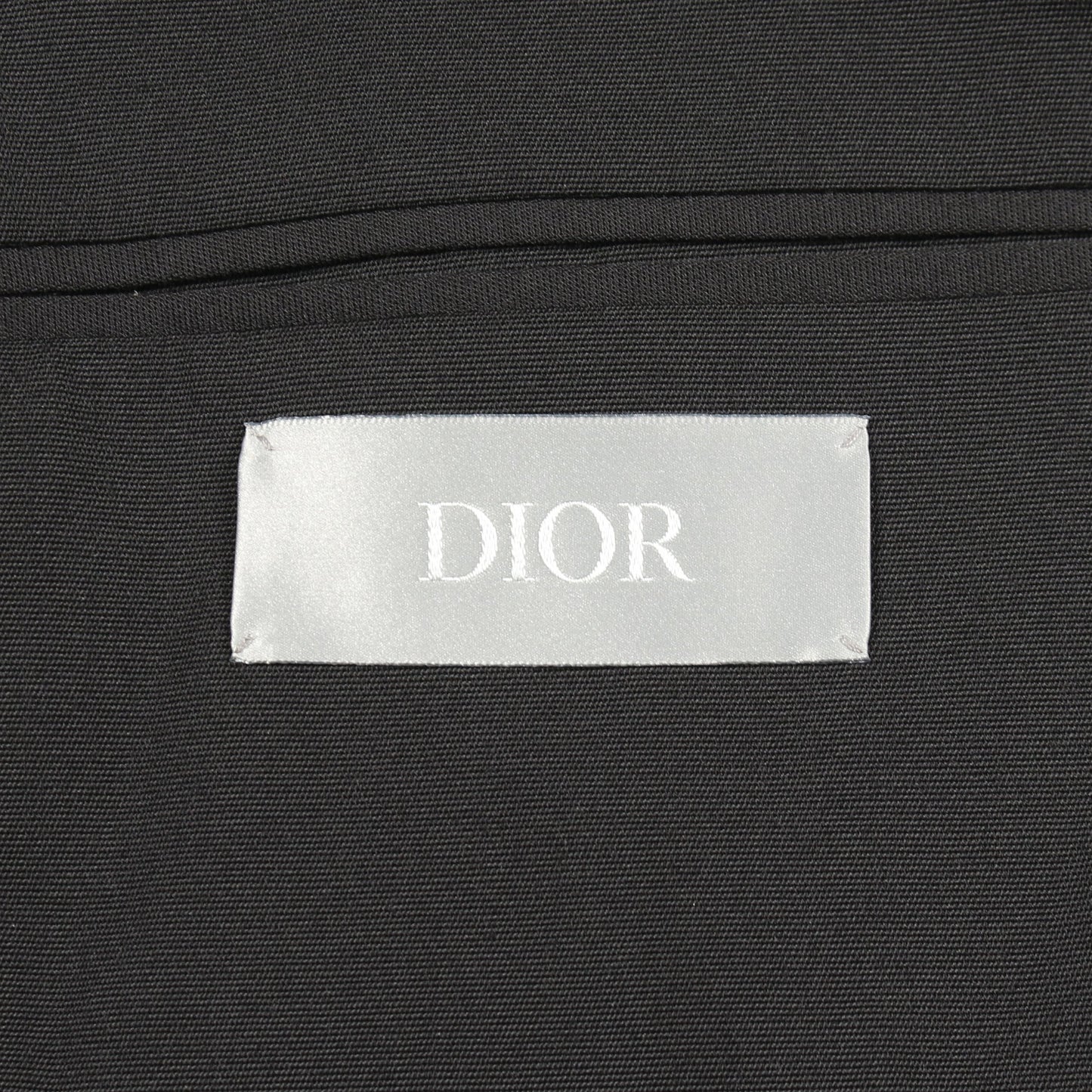 サドルポケットスリーブ テーラードジャケット ウール ブラック ディオール アウター DIOR