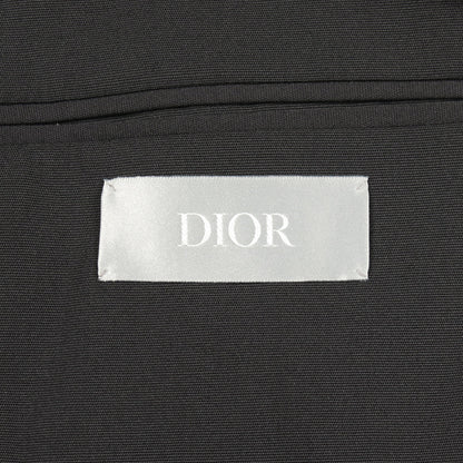 サドルポケットスリーブ テーラードジャケット ウール ブラック ディオール アウター DIOR