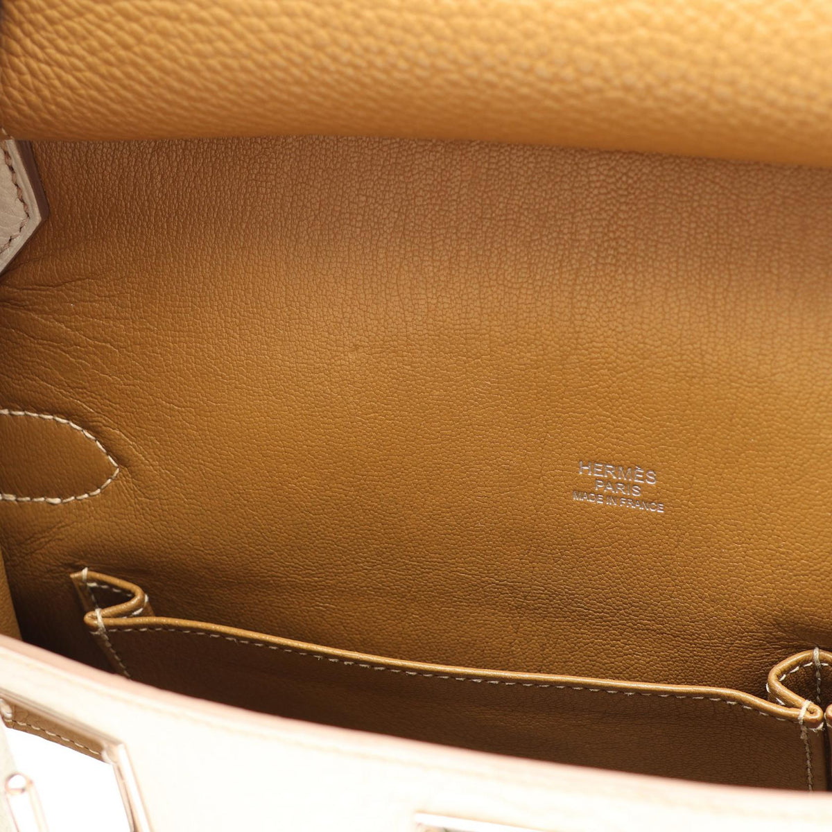 エルメス ジプシエール31 クラフト パールグレー ショルダーバッグ グレー系 ブルー系 トリヨンクレマンス バッグ HERMES