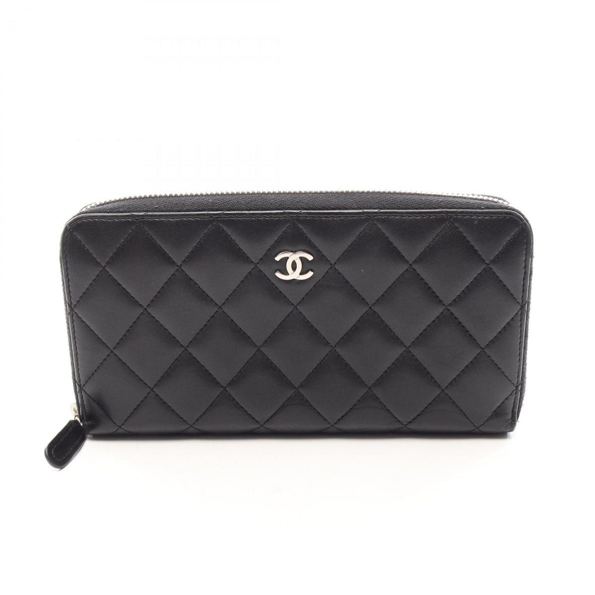 シャネル マトラッセ ラウンド長財布 ブラック系 財布・小物 CHANEL