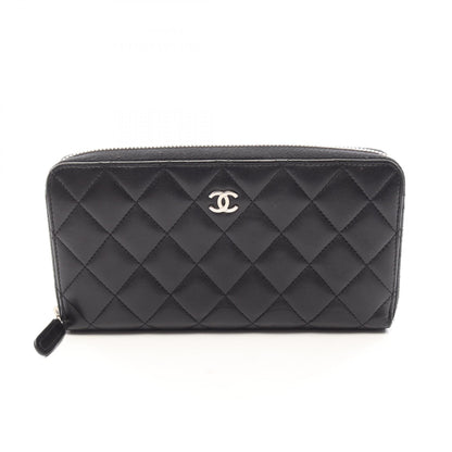 シャネル マトラッセ ラウンド長財布 ブラック系 財布・小物 CHANEL