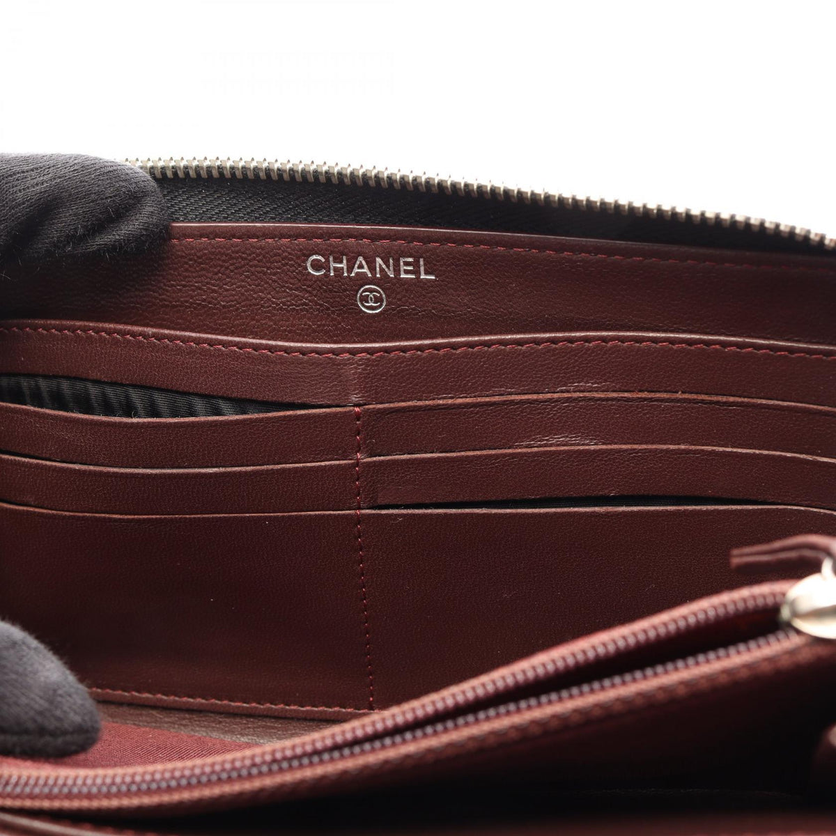 シャネル マトラッセ ラウンド長財布 ブラック系 財布・小物 CHANEL