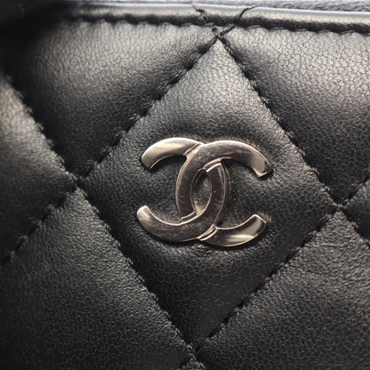 シャネル マトラッセ ラウンド長財布 ブラック系 財布・小物 CHANEL