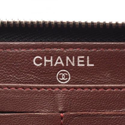 シャネル マトラッセ ラウンド長財布 ブラック系 財布・小物 CHANEL