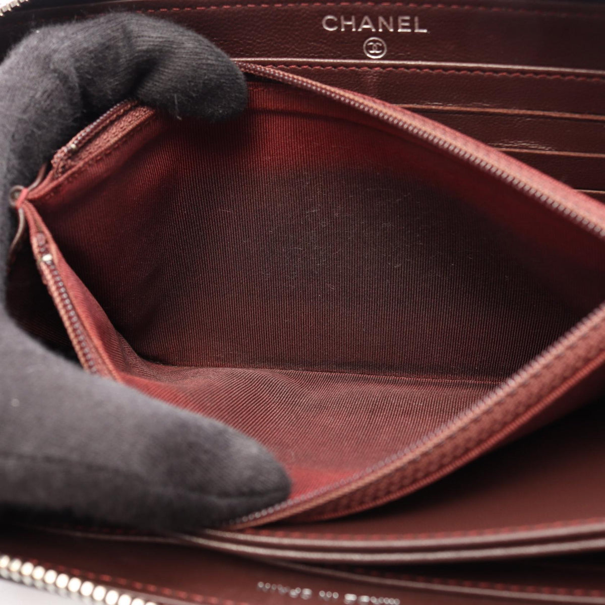 シャネル マトラッセ ラウンド長財布 ブラック系 財布・小物 CHANEL