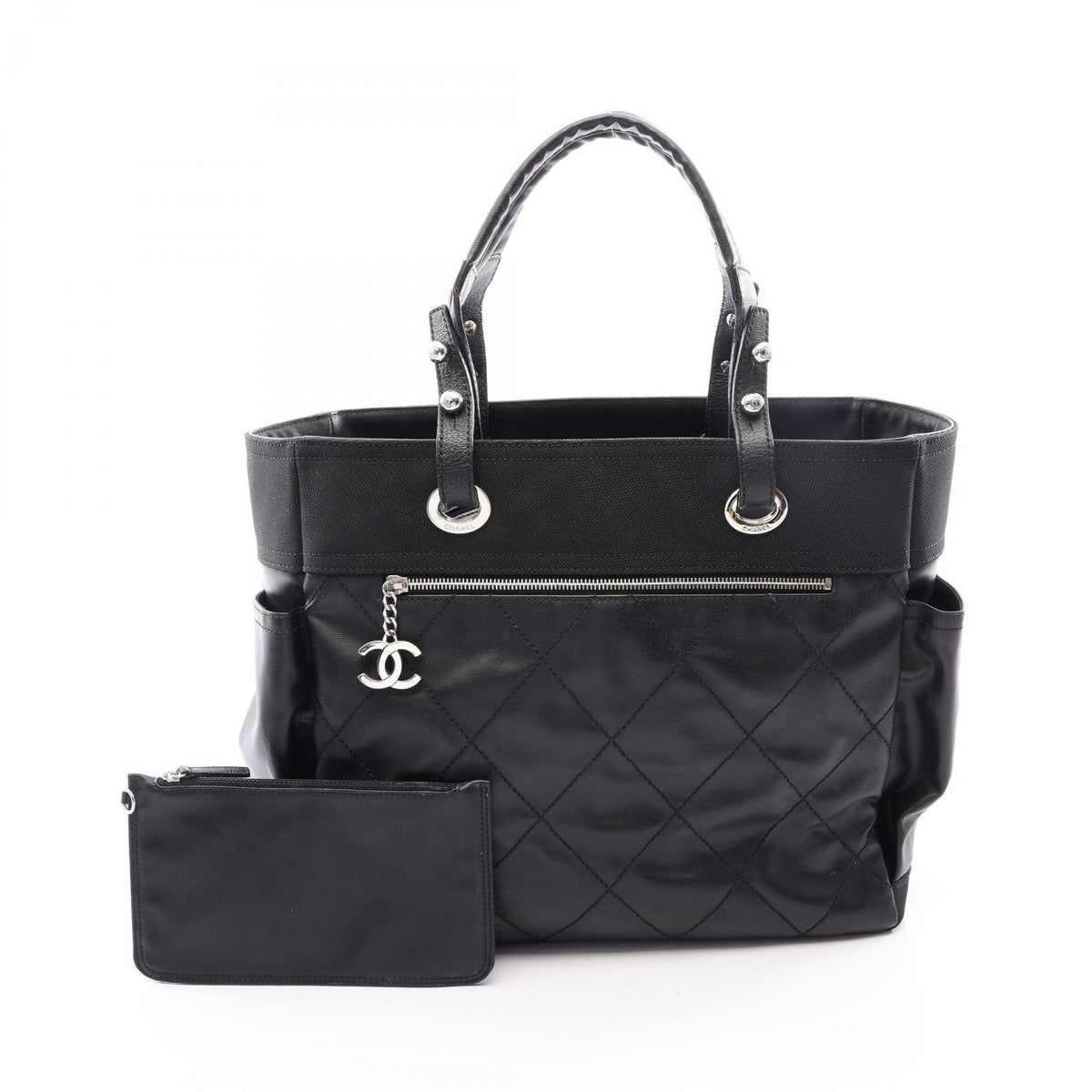 シャネル パリビアリッツGM トートバッグ ブラック系 バッグ CHANEL