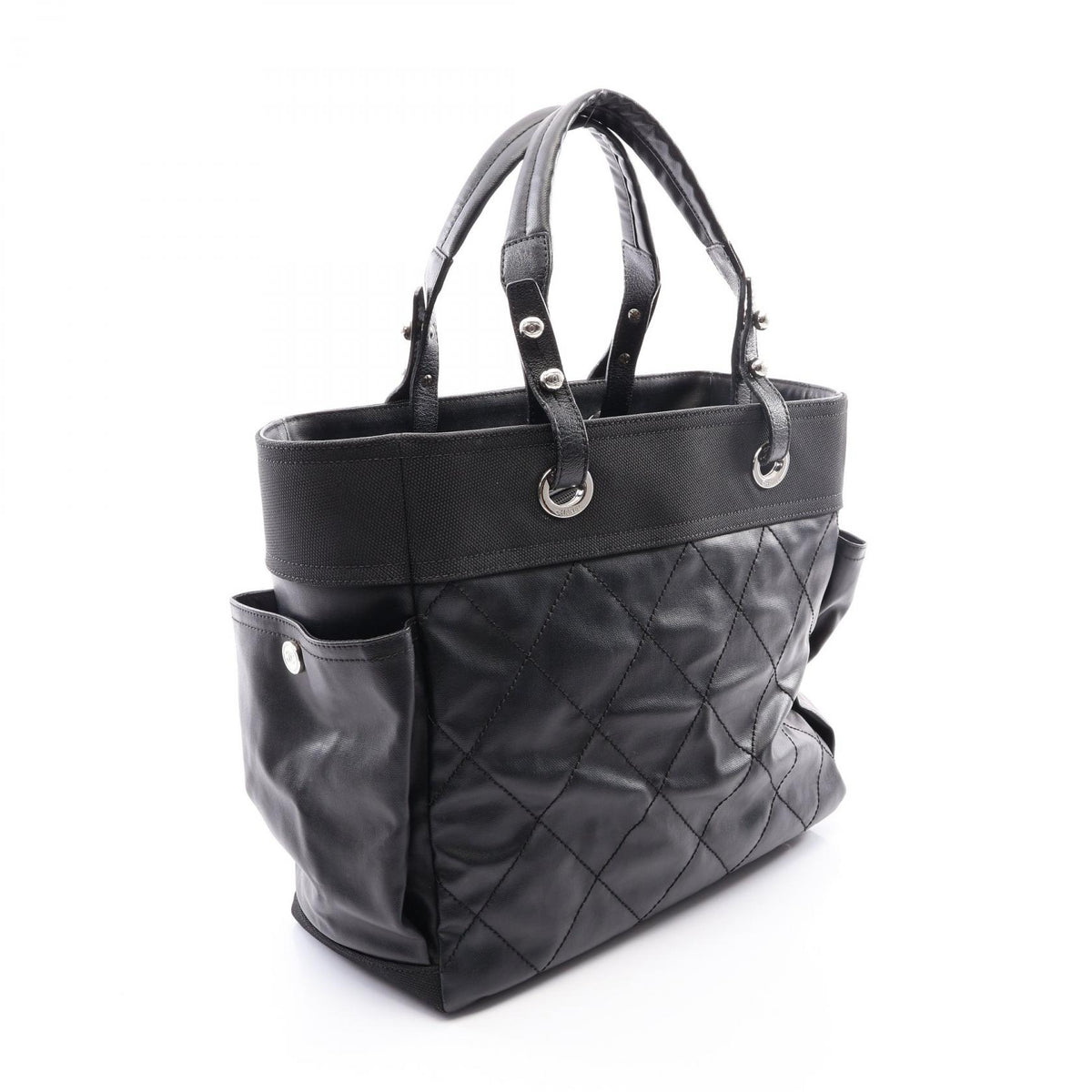 シャネル パリビアリッツGM トートバッグ ブラック系 バッグ CHANEL