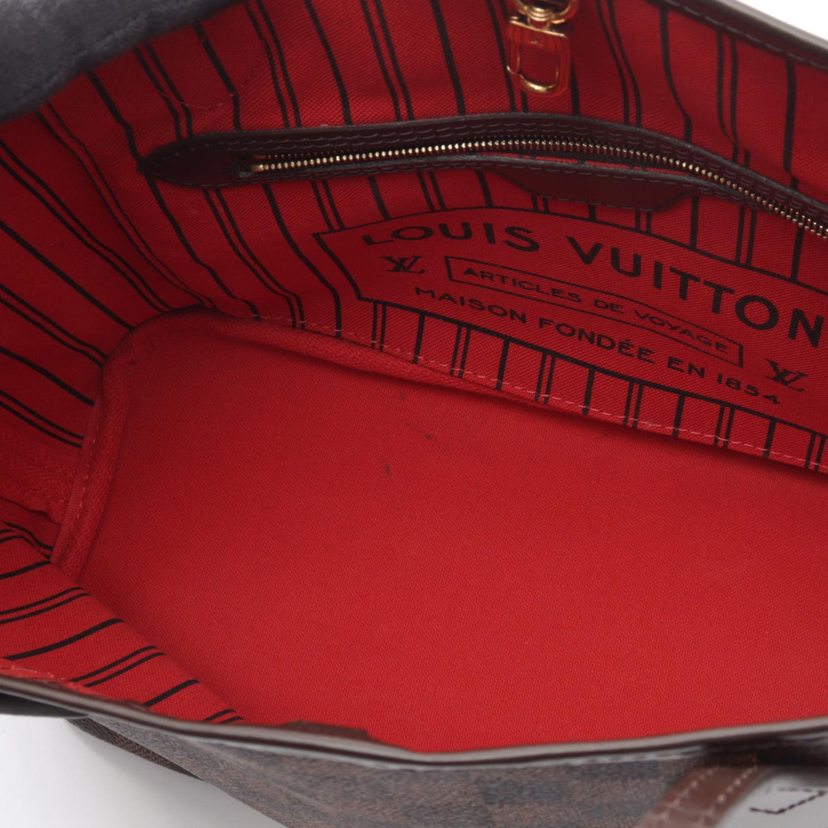 ルイ・ヴィトン ネヴァーフルPM ダミエエベヌ トートバッグ ブラウン系 バッグ LOUIS VUITTON
