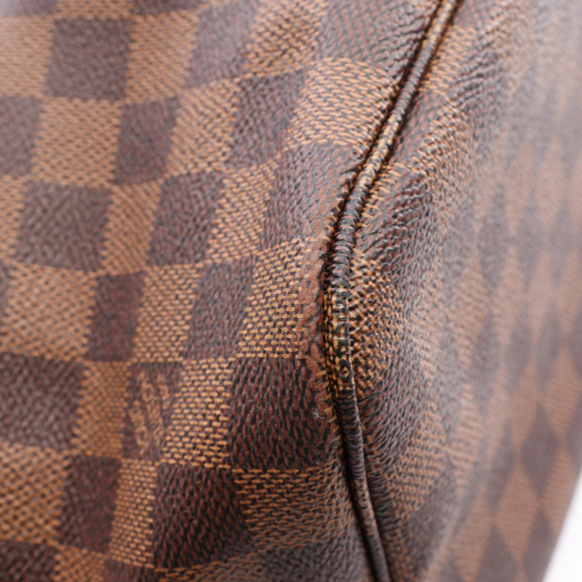 ルイ・ヴィトン ネヴァーフルMM ダミエエベヌ トートバッグ ブラウン系 バッグ LOUIS VUITTON