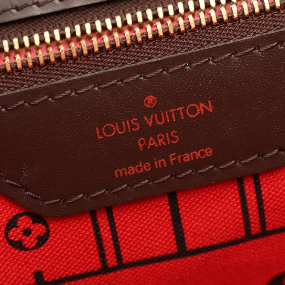 ルイ・ヴィトン ネヴァーフルMM ダミエエベヌ トートバッグ ブラウン系 バッグ LOUIS VUITTON