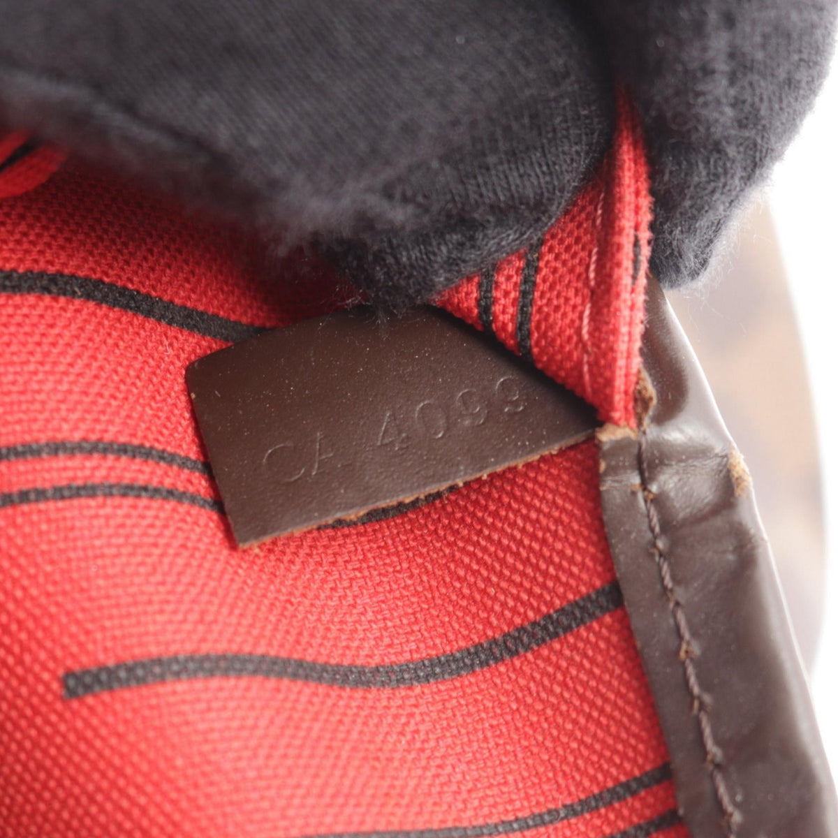 ルイ・ヴィトン ネヴァーフルMM ダミエエベヌ トートバッグ ブラウン系 バッグ LOUIS VUITTON