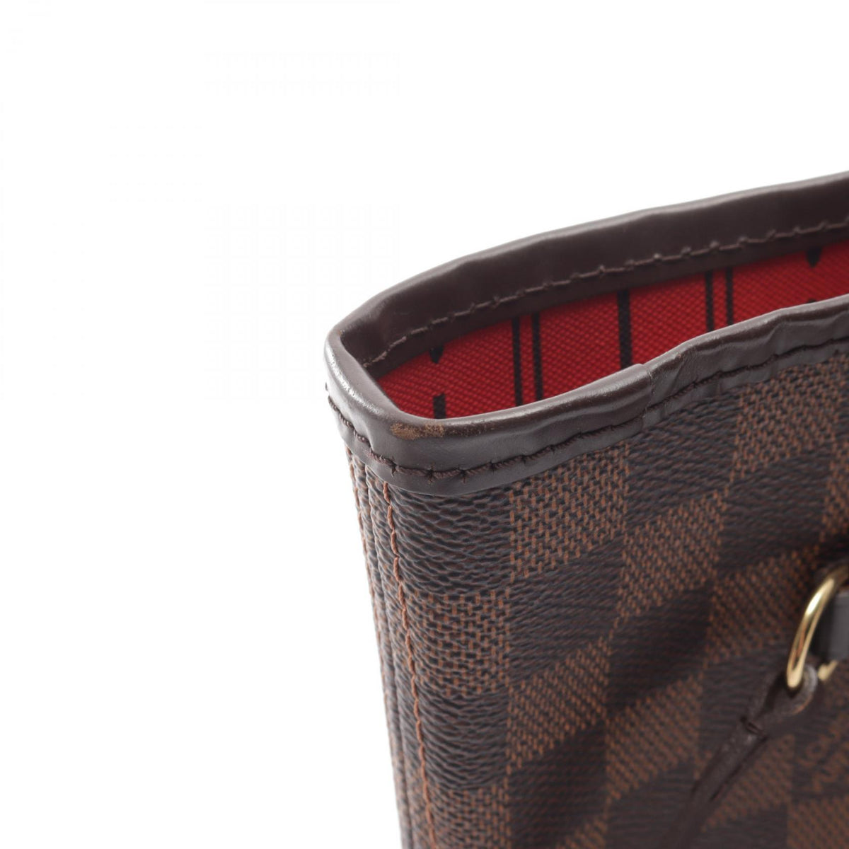 ルイ・ヴィトン ネヴァーフルMM ダミエエベヌ トートバッグ ブラウン系 バッグ LOUIS VUITTON