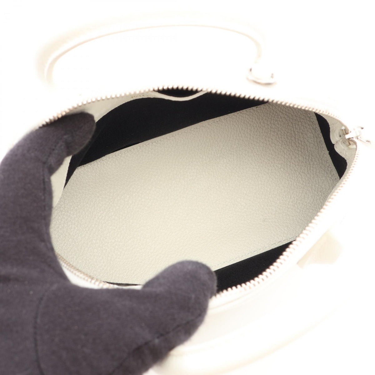 バレンシアガ VILLE TOP HANDLE XXS ヴィルトップハンドル 2WAY ハンドバッグ ホワイト系 バッグ BALENCIAGA