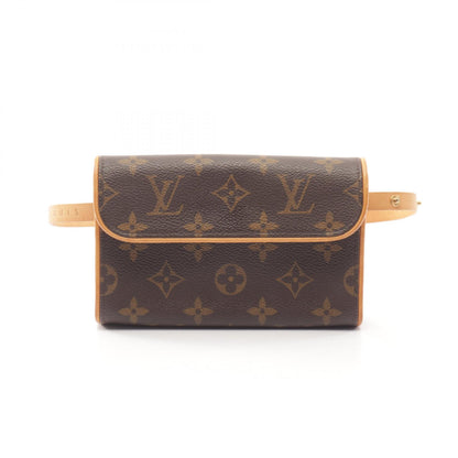 ルイ・ヴィトン ポシェットフロランティーヌ モノグラム ウエストバッグ ボディバッグ ブラウン系 バッグ LOUIS VUITTON