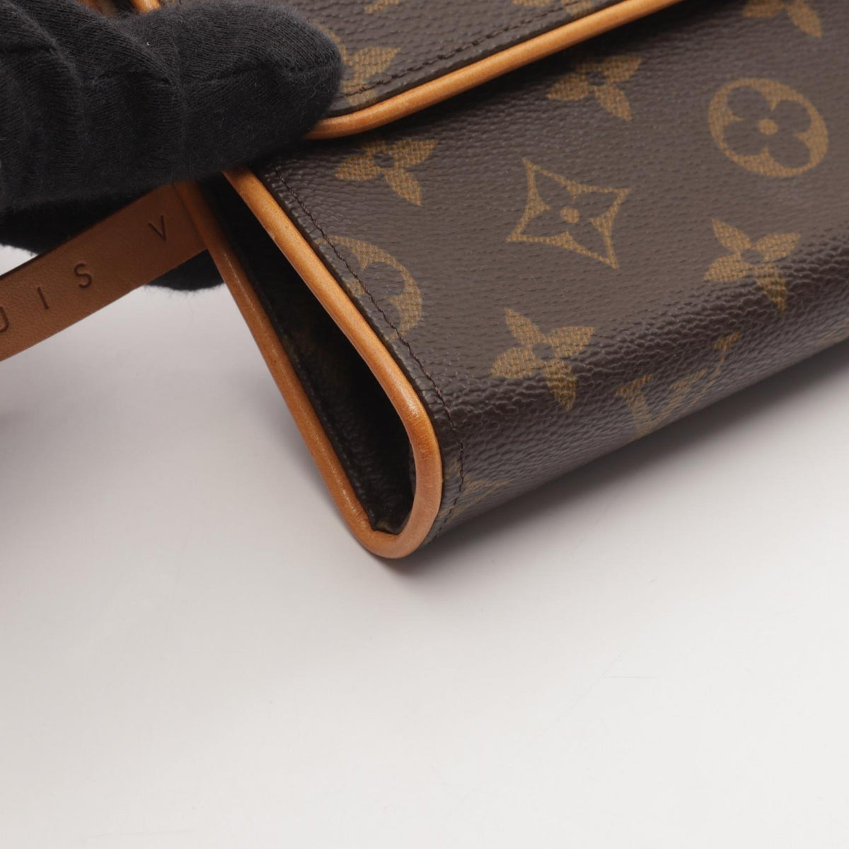 ルイ・ヴィトン ポシェットフロランティーヌ モノグラム ウエストバッグ ボディバッグ ブラウン系 バッグ LOUIS VUITTON