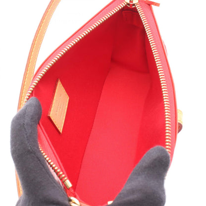 ルイ・ヴィトン マロリースクエア モノグラムヴェルニ ルージュ ショルダーバッグ レッド系 レッド バッグ LOUIS VUITTON