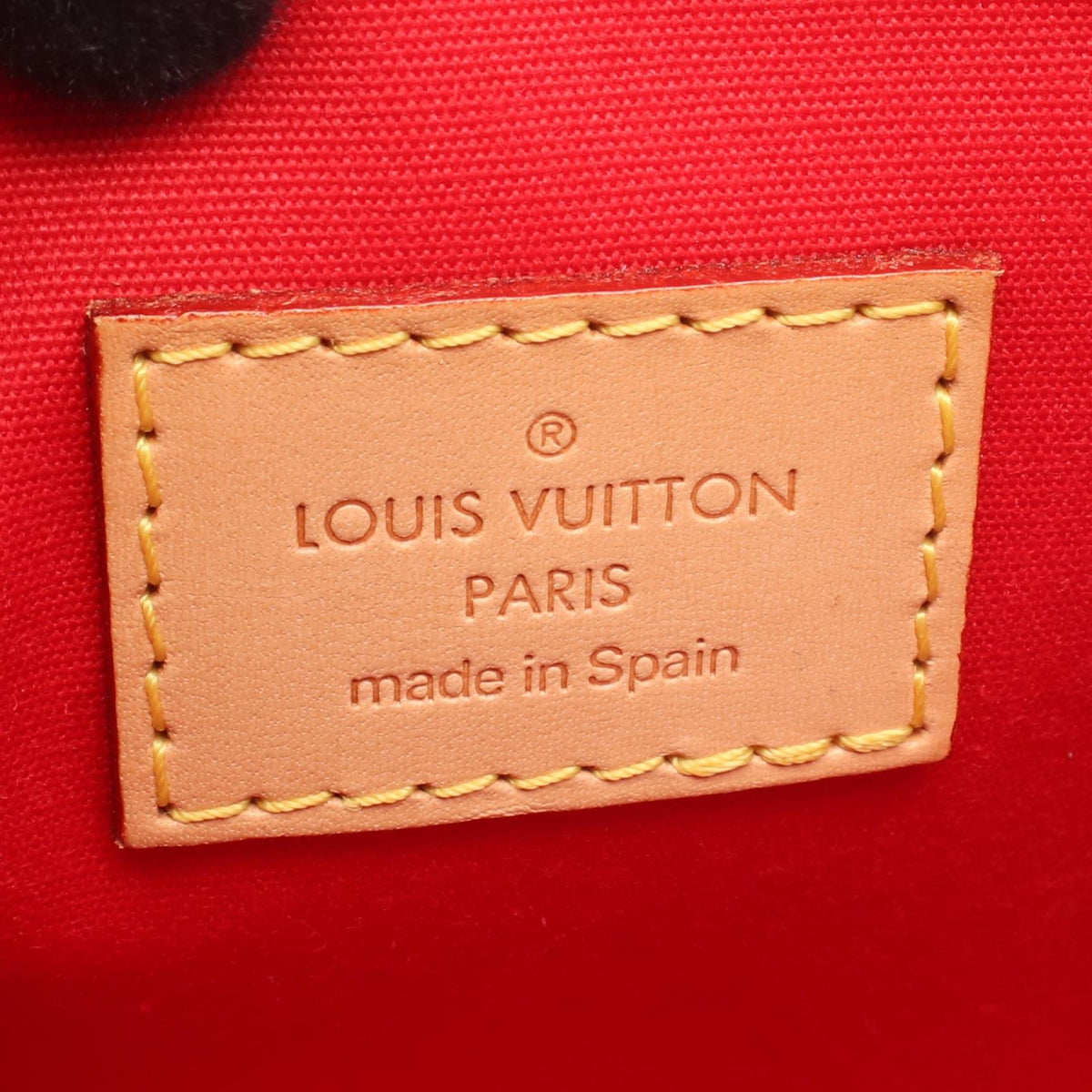 ルイ・ヴィトン マロリースクエア モノグラムヴェルニ ルージュ ショルダーバッグ レッド系 レッド バッグ LOUIS VUITTON