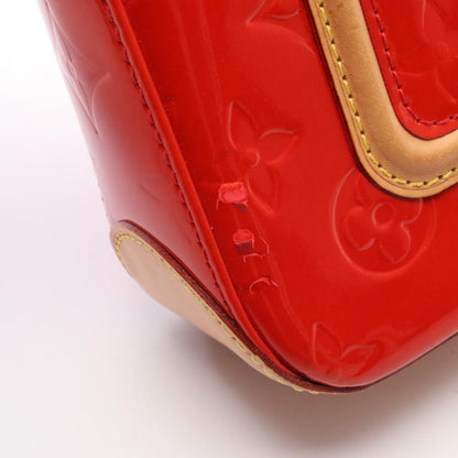 ルイ・ヴィトン マロリースクエア モノグラムヴェルニ ルージュ ショルダーバッグ レッド系 レッド バッグ LOUIS VUITTON