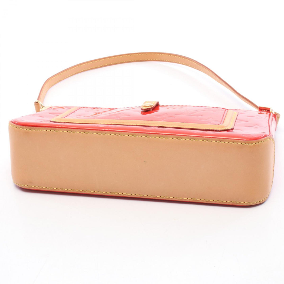 ルイ・ヴィトン マロリースクエア モノグラムヴェルニ ルージュ ショルダーバッグ レッド系 レッド バッグ LOUIS VUITTON