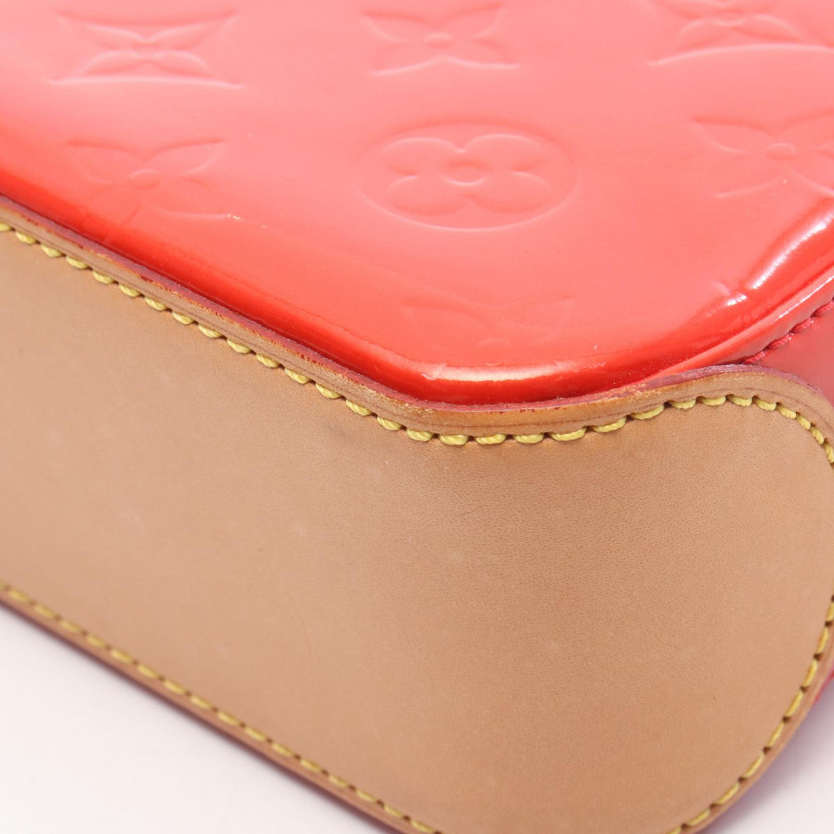 ルイ・ヴィトン マロリースクエア モノグラムヴェルニ ルージュ ショルダーバッグ レッド系 レッド バッグ LOUIS VUITTON