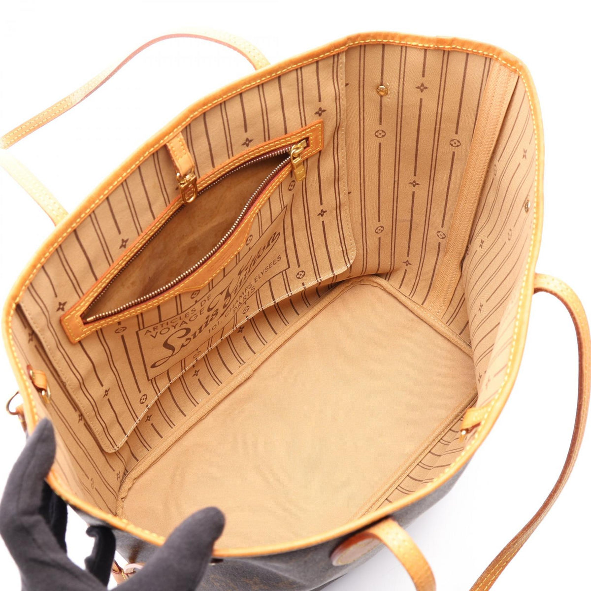 ルイ・ヴィトン ネヴァーフルMM モノグラム トートバッグ ブラウン系 バッグ LOUIS VUITTON