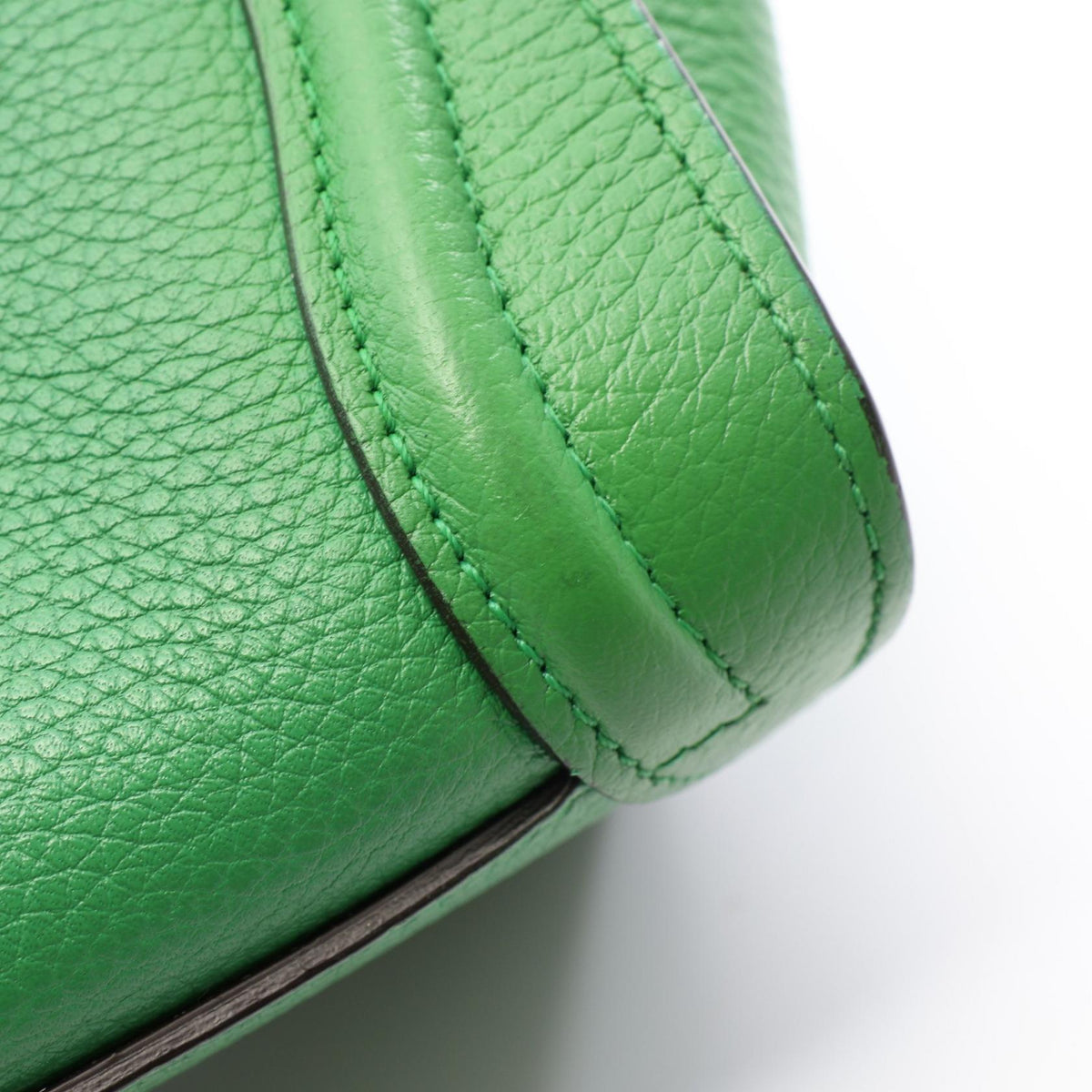 セリーヌ ラゲージ ナノショッパー 2WAY ハンドバッグ グリーン系 バッグ CELINE