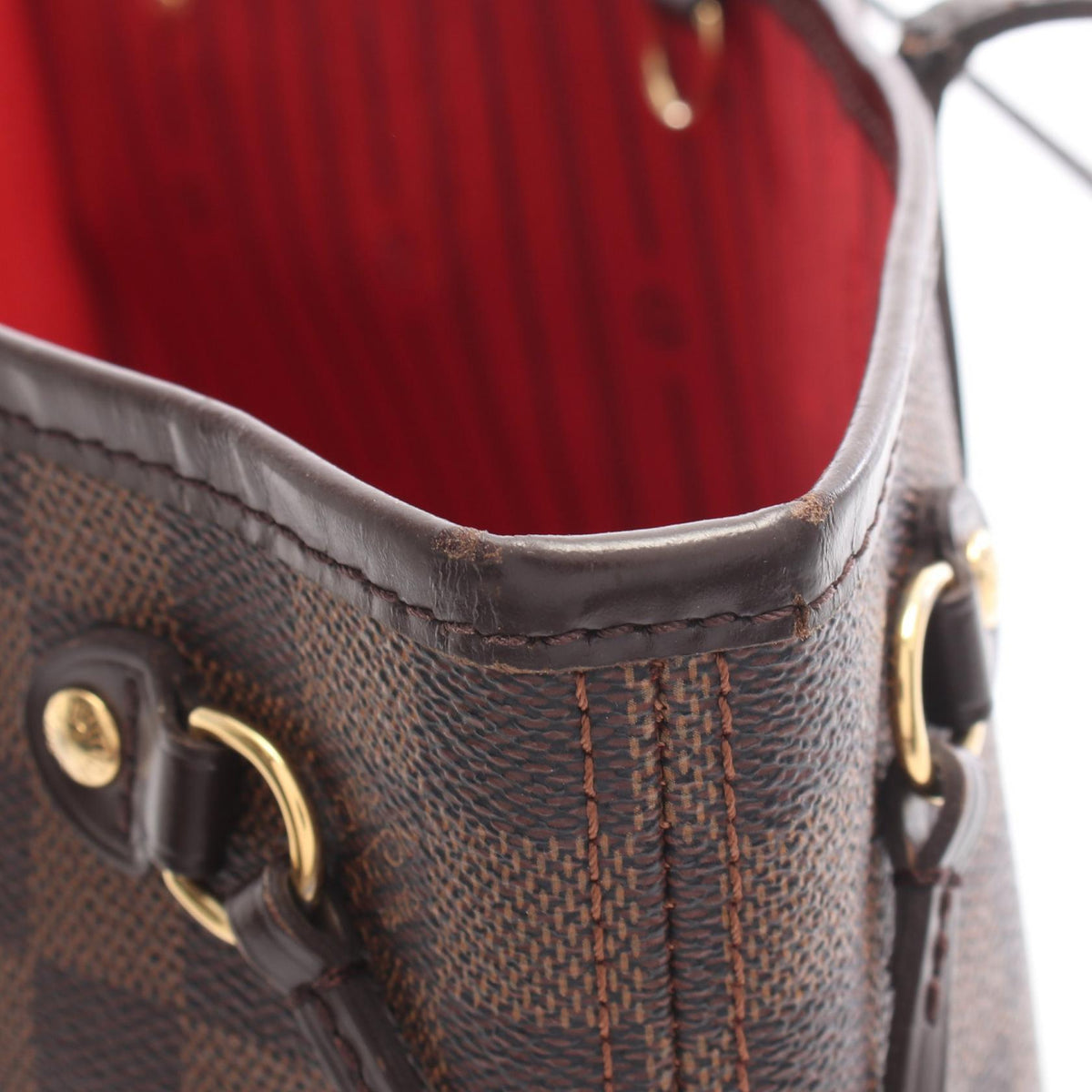 ルイ・ヴィトン ネヴァーフルPM ダミエエベヌ トートバッグ ブラウン系 バッグ LOUIS VUITTON