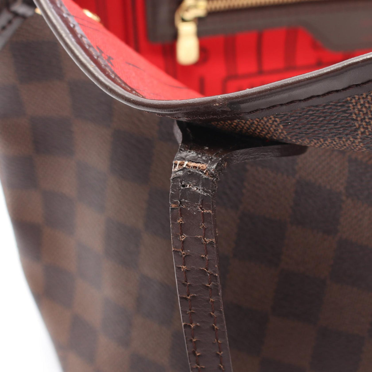 ルイ・ヴィトン ネヴァーフルPM ダミエエベヌ トートバッグ ブラウン系 バッグ LOUIS VUITTON