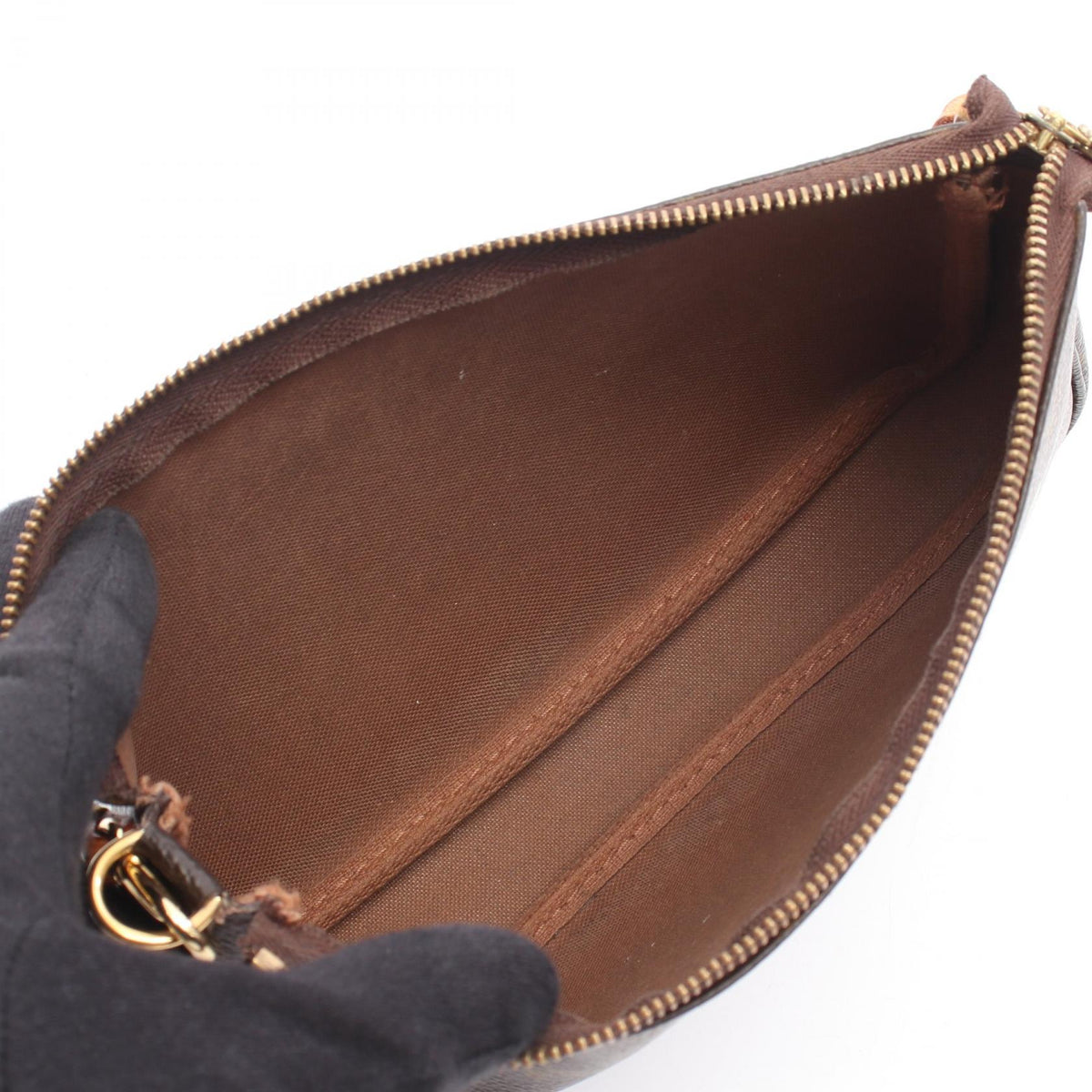 ルイ・ヴィトン 村上隆 ポシェットアクセソワール ハンドバッグ ブラウン系 バッグ LOUIS VUITTON