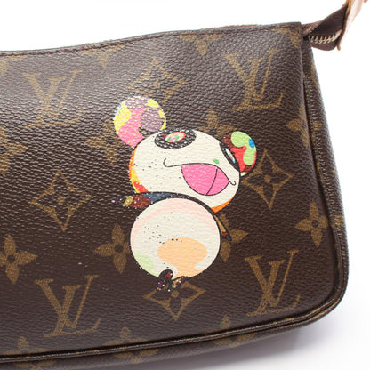 ルイ・ヴィトン 村上隆 ポシェットアクセソワール ハンドバッグ ブラウン系 バッグ LOUIS VUITTON