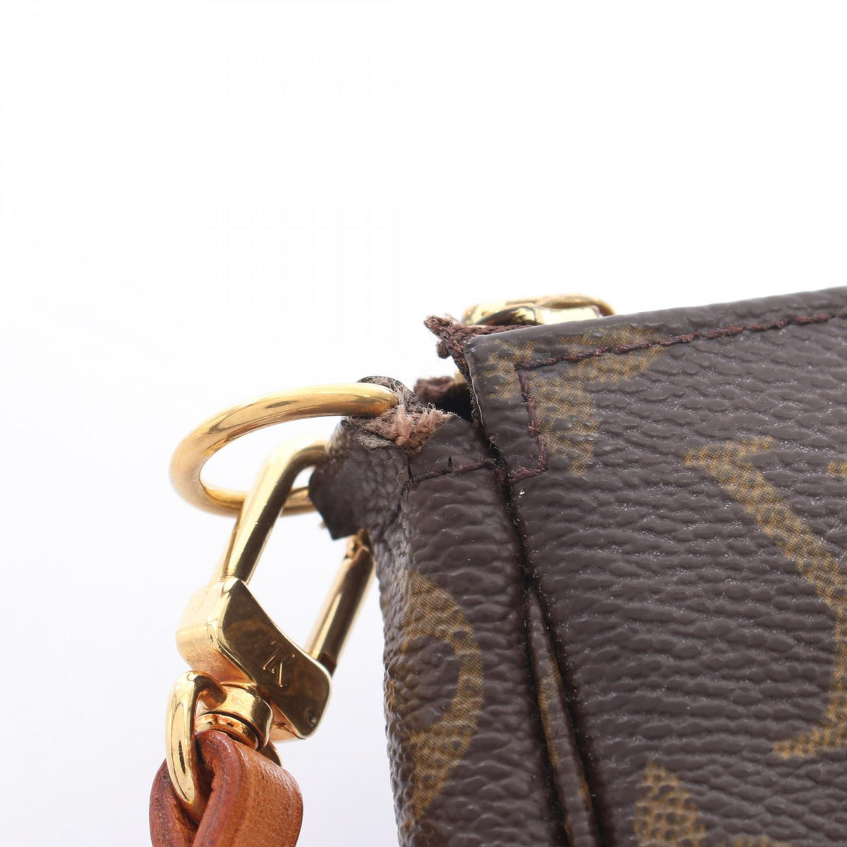 ルイ・ヴィトン 村上隆 ポシェットアクセソワール ハンドバッグ ブラウン系 バッグ LOUIS VUITTON