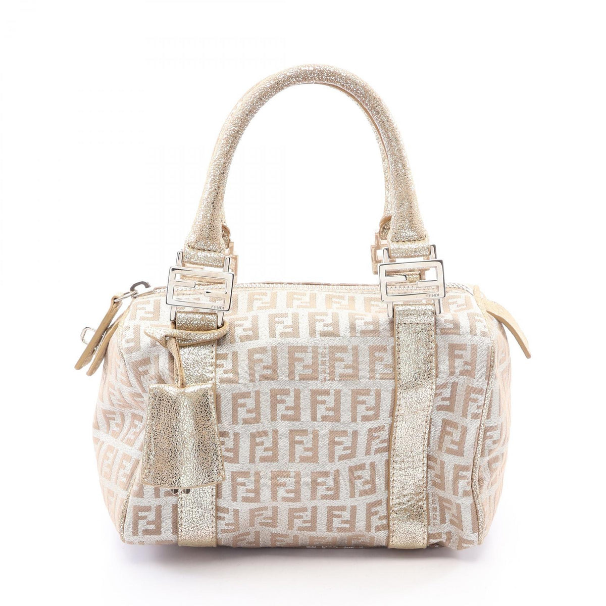 フェンディ ズッキーノ ハンドバッグ ゴールド系 バッグ FENDI
