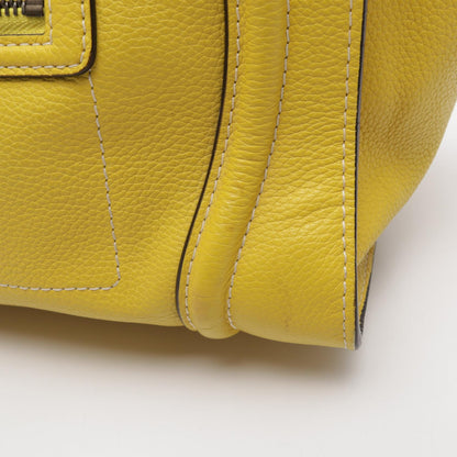セリーヌ ラゲージ ミニショッパー ハンドバッグ イエロー系 バッグ CELINE