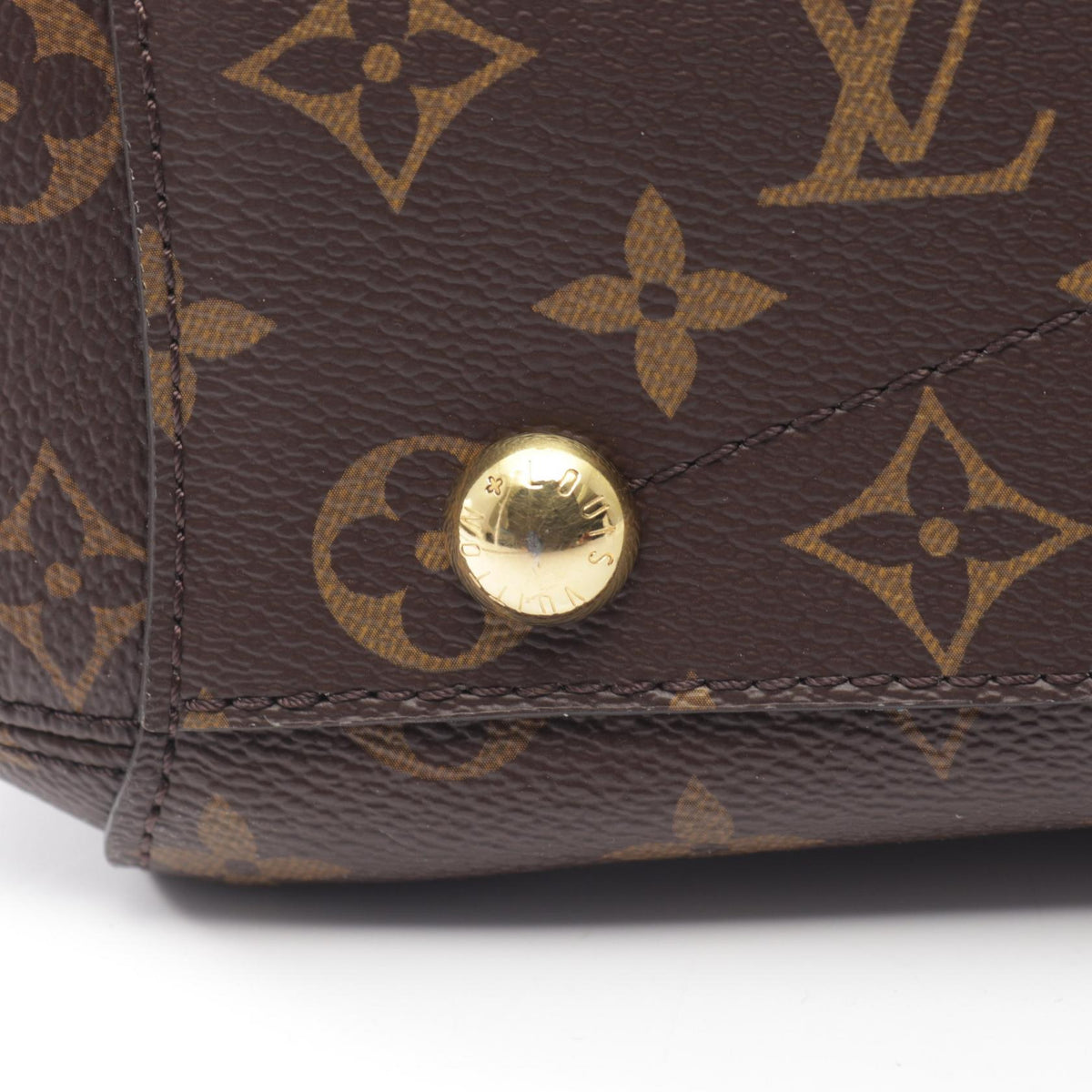 ルイ・ヴィトン モンテーニュMM モノグラム 2WAY ハンドバッグ ブラウン系 バッグ LOUIS VUITTON