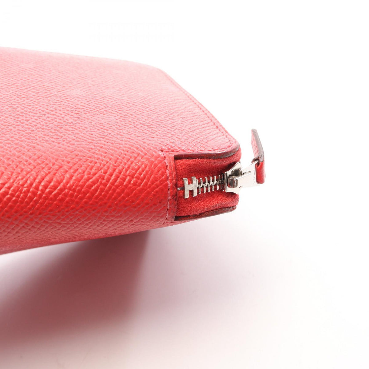 エルメス アザップロング クラシック ブーゲンビリア ラウンド長財布 レッド系 ヴォーエプソン 財布・小物 HERMES