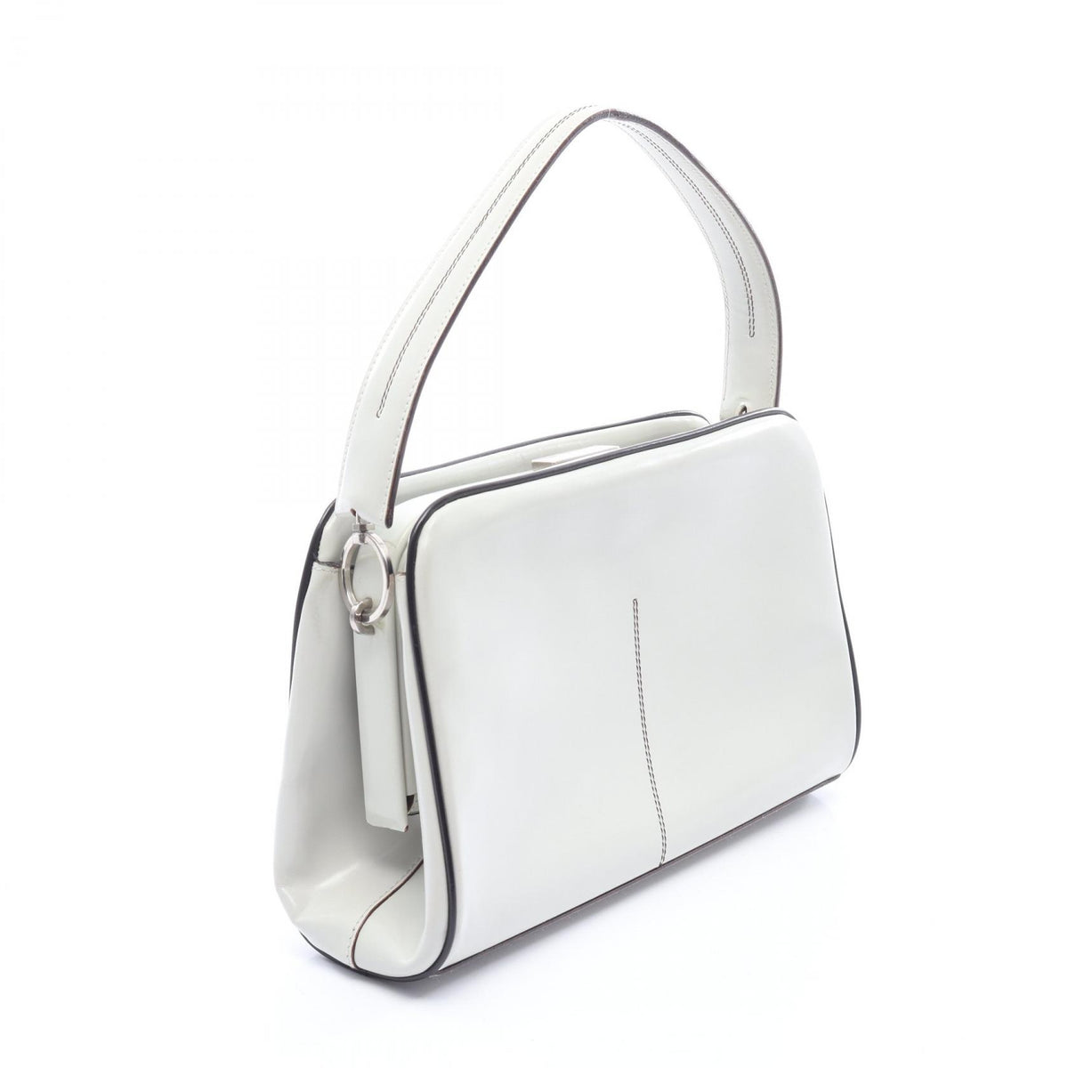 プラダ SPAZZOLATO CUCI ハンドバッグ ホワイト系 バッグ PRADA