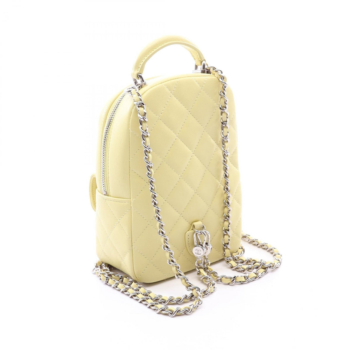 シャネル マトラッセ リュックサック バックパック イエロー系 バッグ CHANEL