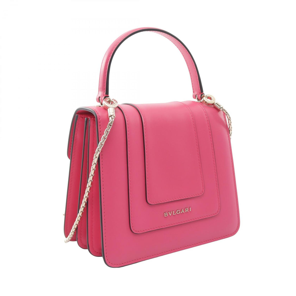 ブルガリ セルペンティ フォーエバー 2WAY ハンドバッグ ピンク系 バッグ BVLGARI