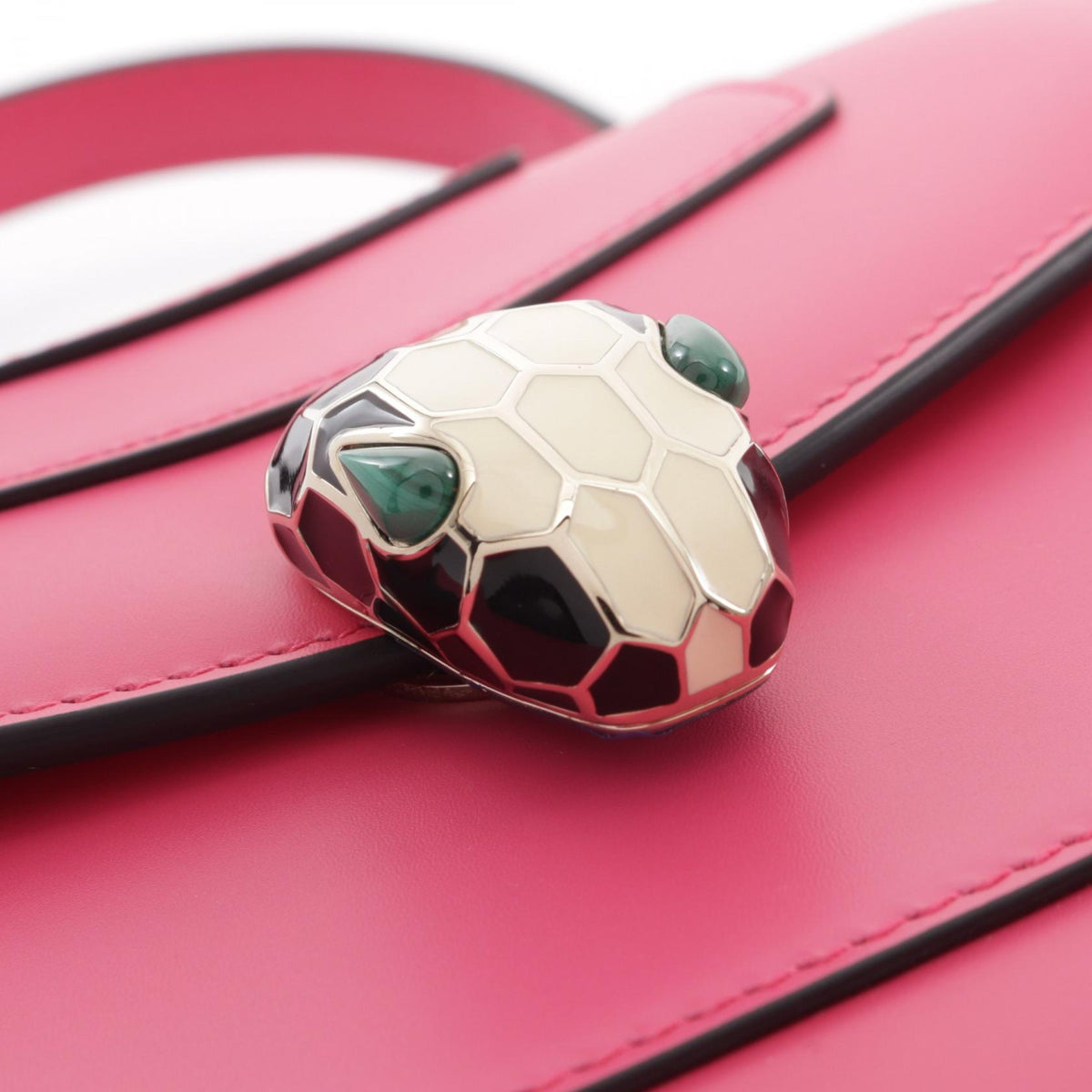 ブルガリ セルペンティ フォーエバー 2WAY ハンドバッグ ピンク系 バッグ BVLGARI