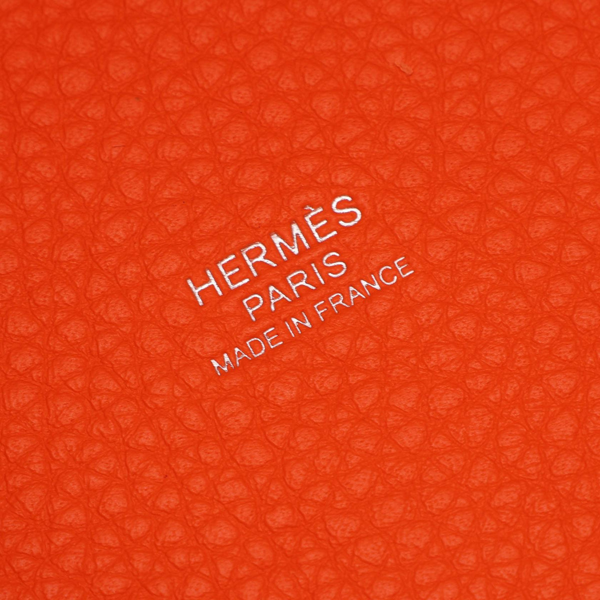 エルメス ピコタンロックMM オレンジミニアン ハンドバッグ オレンジ系 トリヨンクレマンス バッグ HERMES