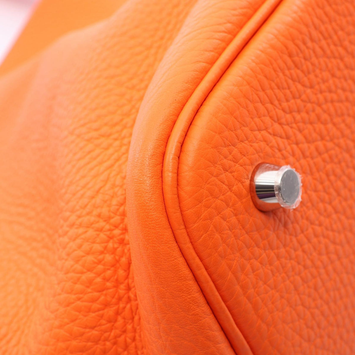 エルメス ピコタンロックMM オレンジミニアン ハンドバッグ オレンジ系 トリヨンクレマンス バッグ HERMES