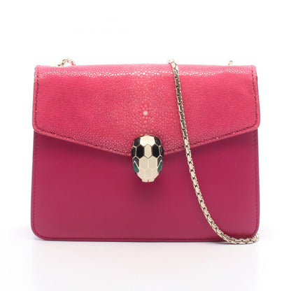 ブルガリ セルペンティ フォーエバー ショルダーバッグ ピンク系 バッグ BVLGARI