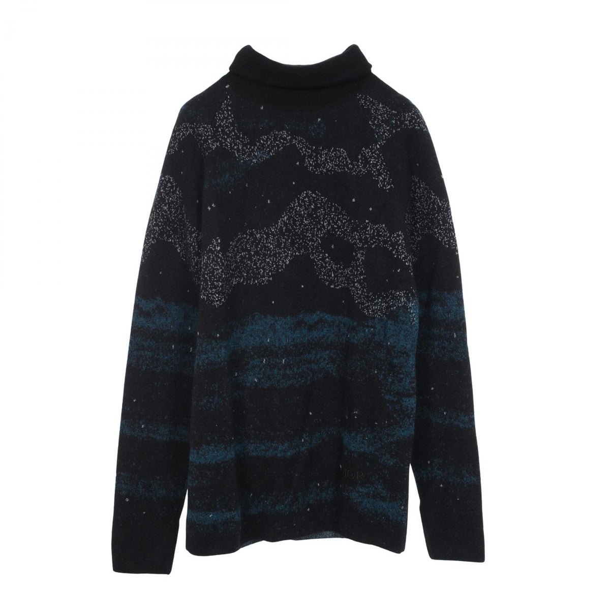 ディオール DIOR × PETER DOIG タートルネック ニット ブラック系 グリーン系 トップス DIOR