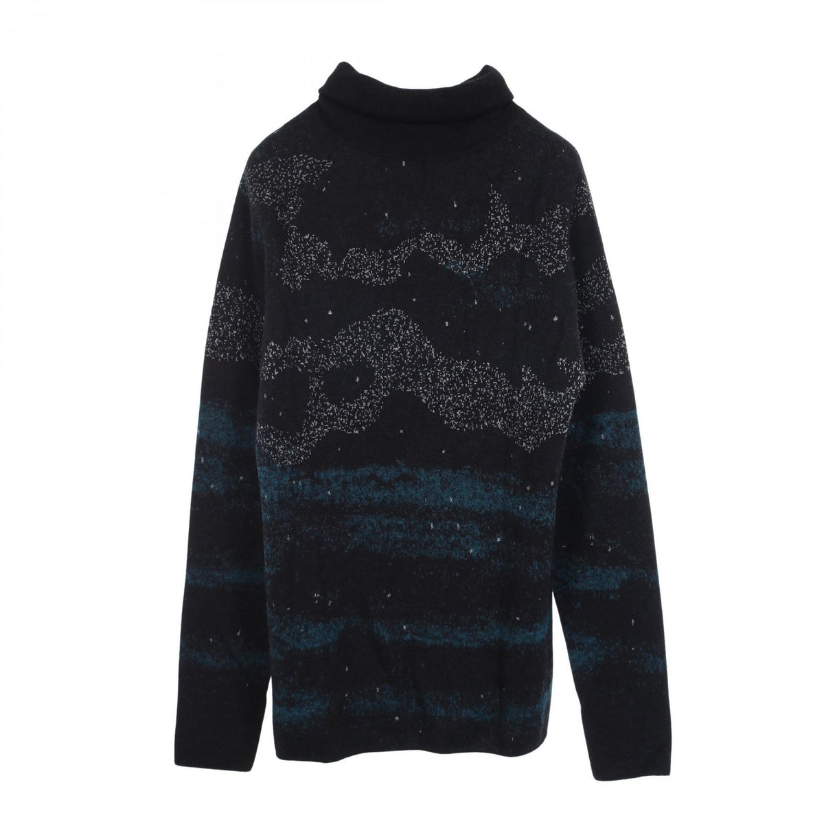 ディオール DIOR × PETER DOIG タートルネック ニット ブラック系 グリーン系 トップス DIOR