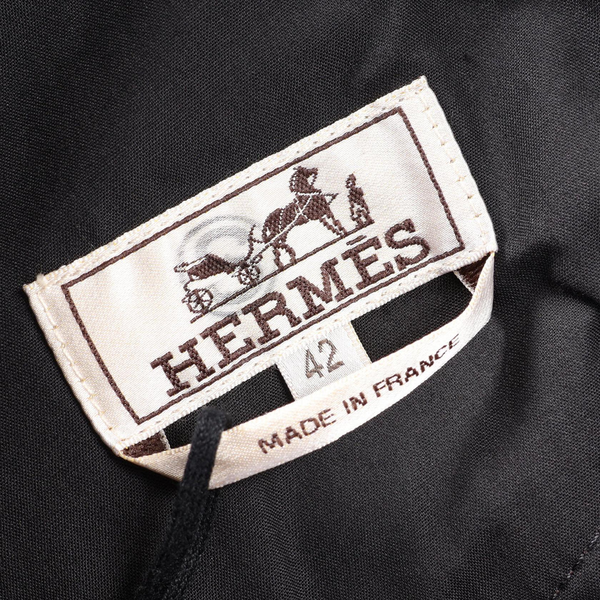 エルメス ボタンフライ デニムパンツ ブラウン系 ボトムス HERMES