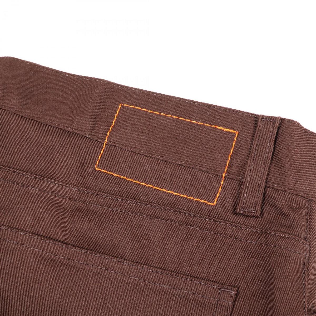 エルメス ボタンフライ デニムパンツ ブラウン系 ボトムス HERMES