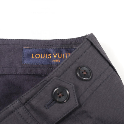 ルイ・ヴィトン ロゴ刺繍 カーゴパンツ ネイビー系 ボトムス LOUIS VUITTON