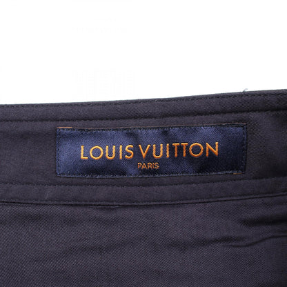 ルイ・ヴィトン ロゴ刺繍 カーゴパンツ ネイビー系 ボトムス LOUIS VUITTON